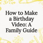 Decorative title card illustration for birthday video article