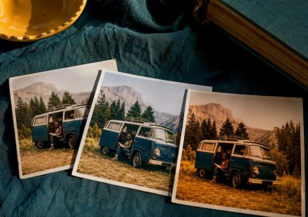 Old photographs showing corrected and graded color