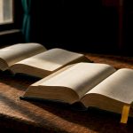 Aged reference books on shared media standards