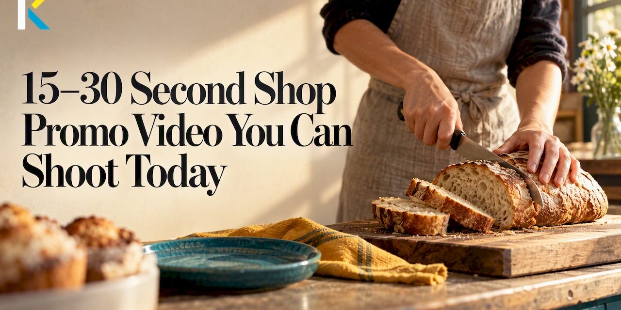 Shop product demonstration at counter