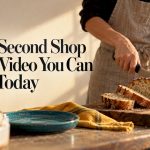 Shop product demonstration at counter