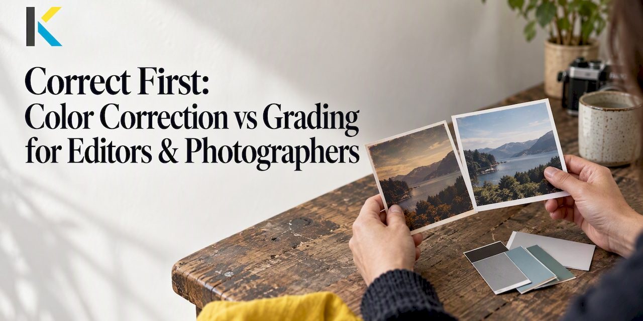Photographic prints compared with color swatches