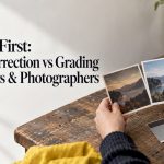Photographic prints compared with color swatches