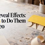Layered paper shapes reveal forms behind a yellow strip