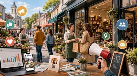 création régulière de contenu vidéo pour réseaux sociaux de commerces locaux