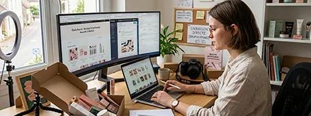 création de vidéos produits et storytelling de marque pour e-commerce Etsy, Shopify et boutiques en ligne